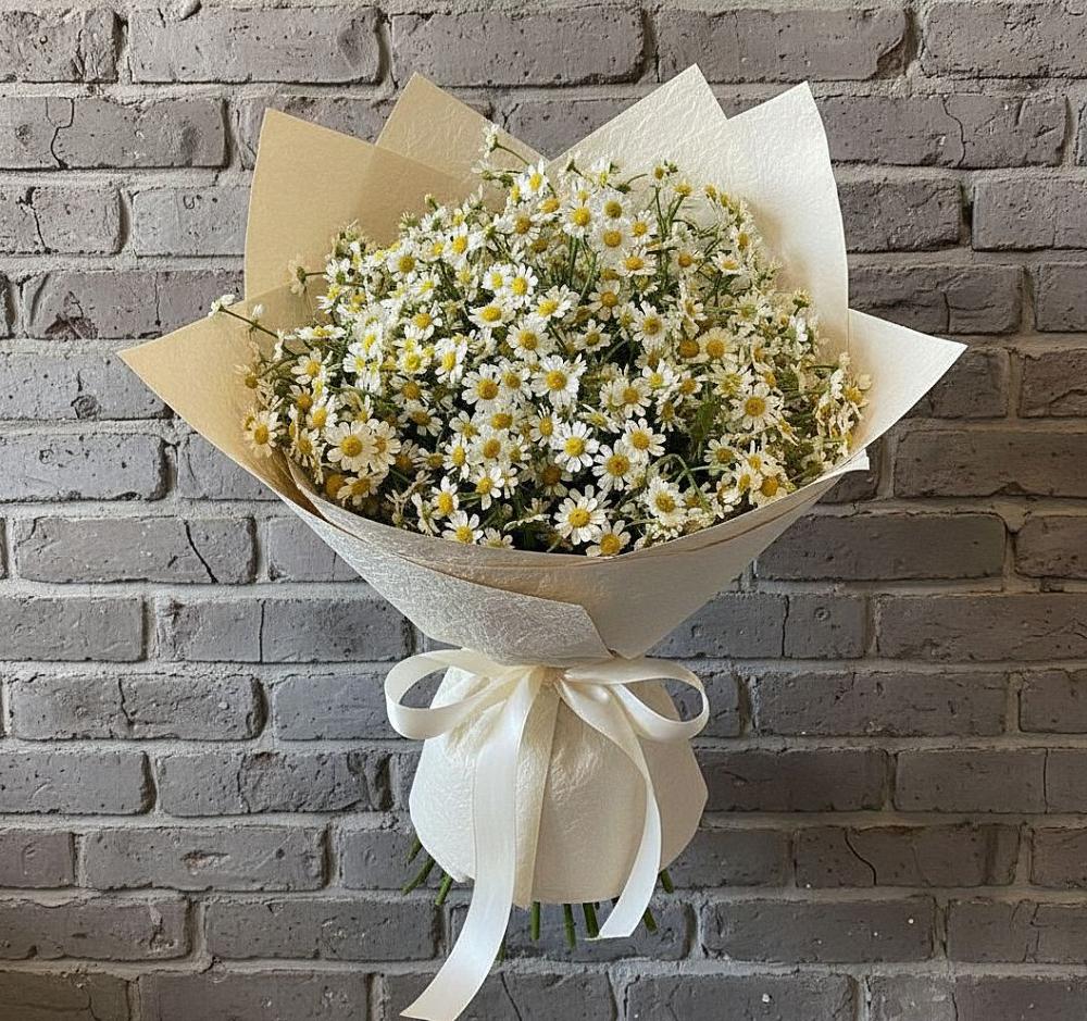 Букет цветов из: Ромашки в Васюринской
