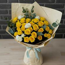 Букет цветов из:  Розы в Васюринской