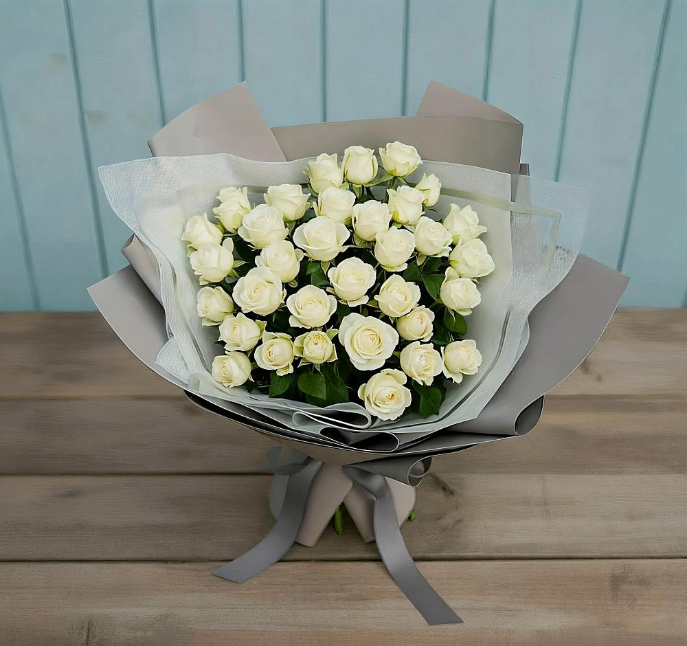 Букет Белоснежная нежность в Васюринской