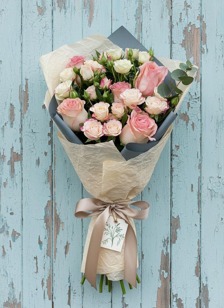 Букет цветов из: Розы в Васюринской