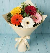 Букет цветов из:  Герберы в Васюринской