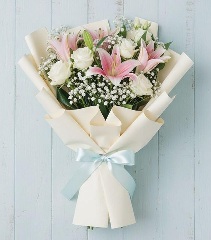 Букет цветов из: Лилии в Васюринской