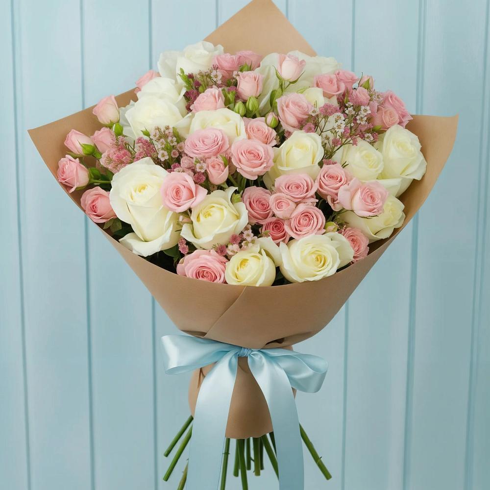 Букет цветов из: Розы в Васюринской