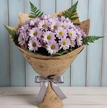 Букет цветов из:  Хризантемы в Васюринской