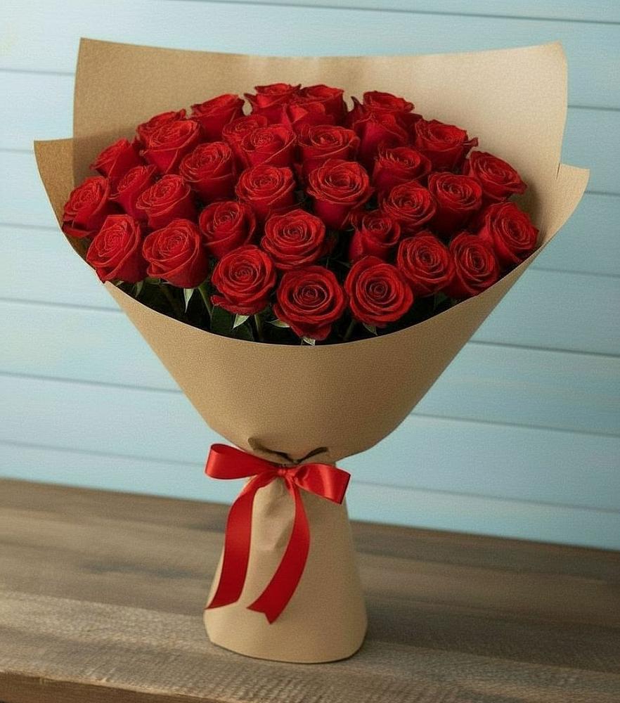 Букет Красные розы Милано в Васюринской