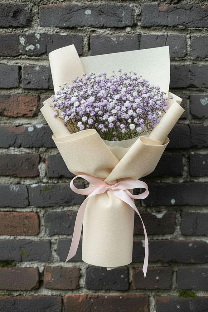 Букет цветов из: Гипсофила в Васюринской