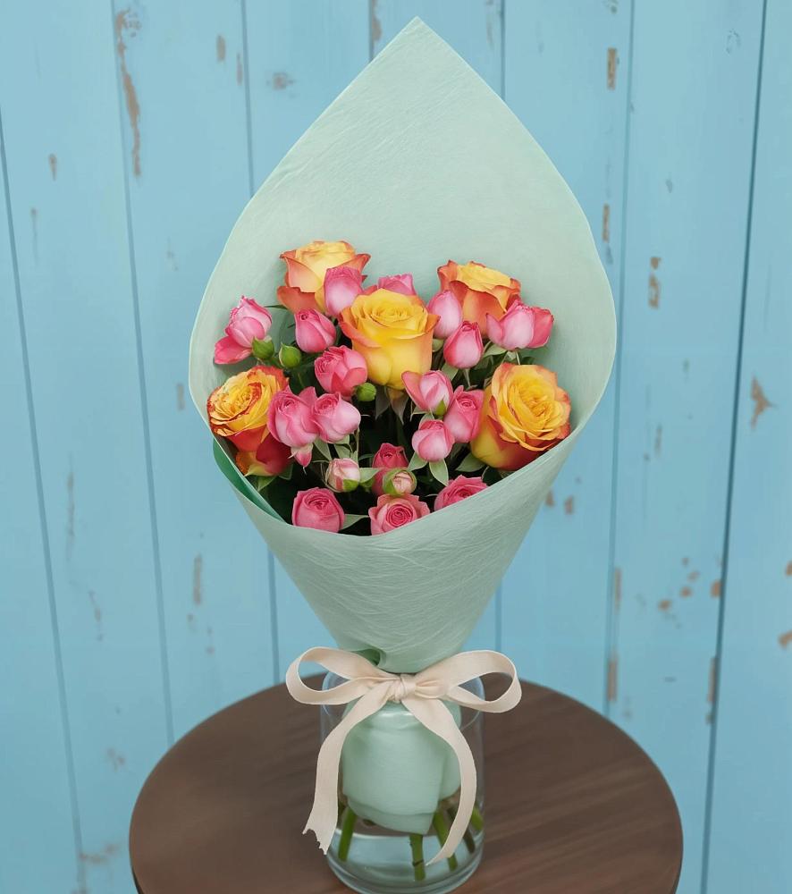 Букет цветов из: Розы в Васюринской