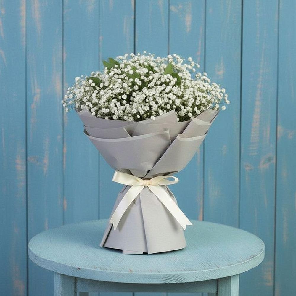 Букет цветов из: Гипсофила в Васюринской