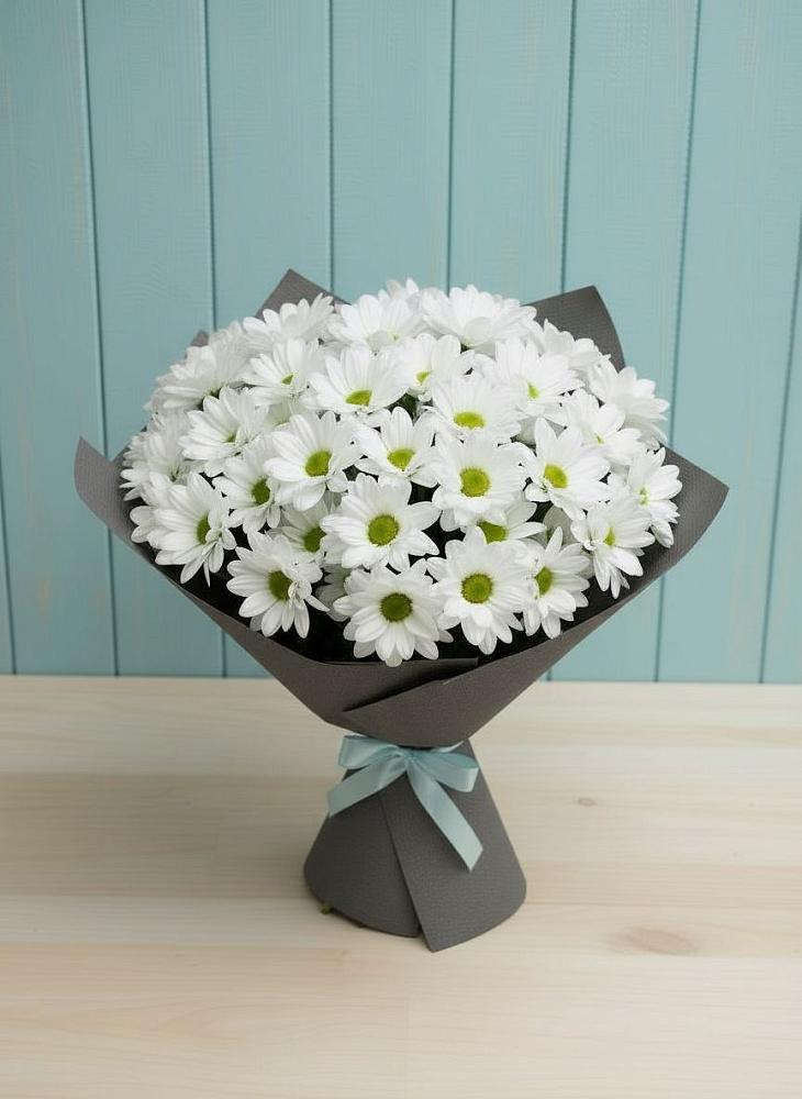 Букет цветов из: Хризантемы в Васюринской