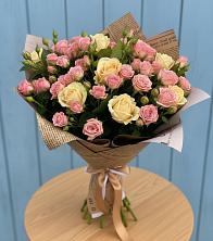 Букет цветов из:  Розы в Васюринской