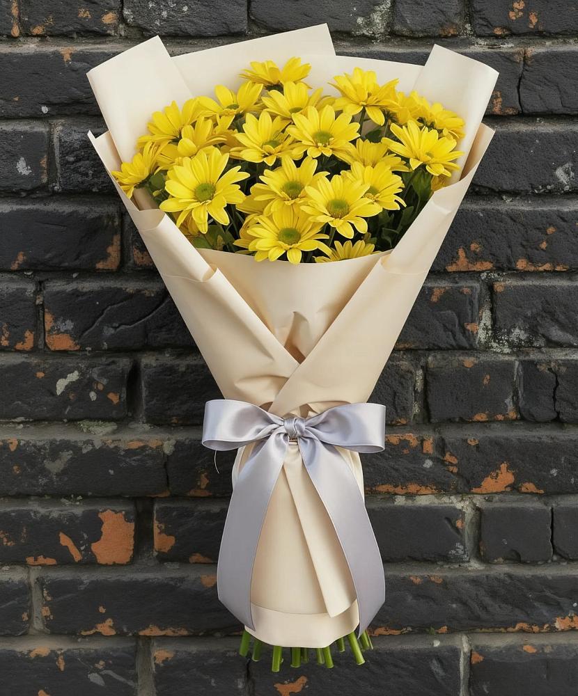 Букет цветов из: Хризантемы в Васюринской